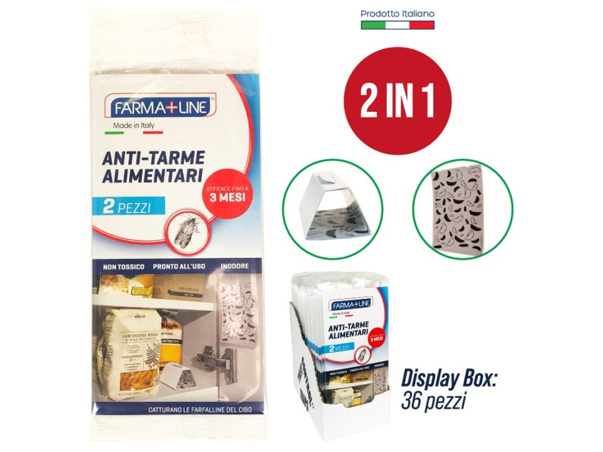 Antitarme 2 pezzi per alimentari