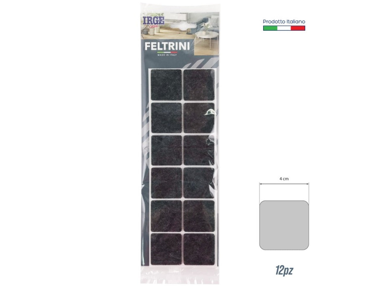 Feltrini maxi 40x40cm set 12 feltrini