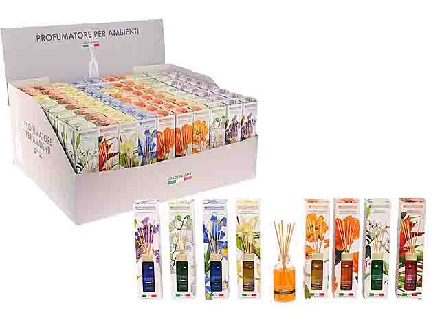 Linea floreale diffusore con bacchette 30ml 38048