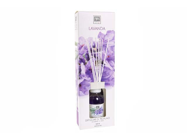 Linea bouquet diffusore con bacchette 125ml lavanda 165