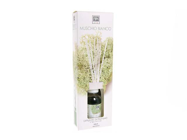 Linea bouquet diffusore con bacchette 125ml m.bianco 16477