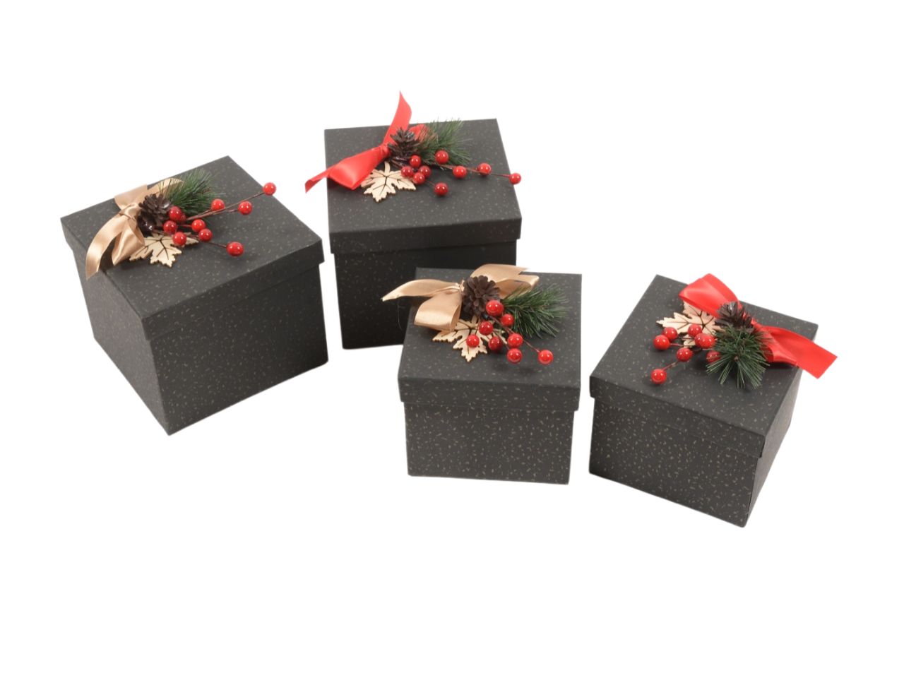 Scatole 2 pezzi 16x16x12.5/13x13x10 86423