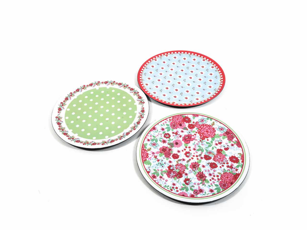 Sottopiatto in plastica d.33cm fantasie assortite