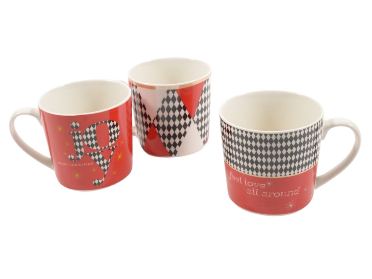 Tazza mug in porcellana linea wonderland 340ml misura 12,5x9,3xh.8,8cm assortita