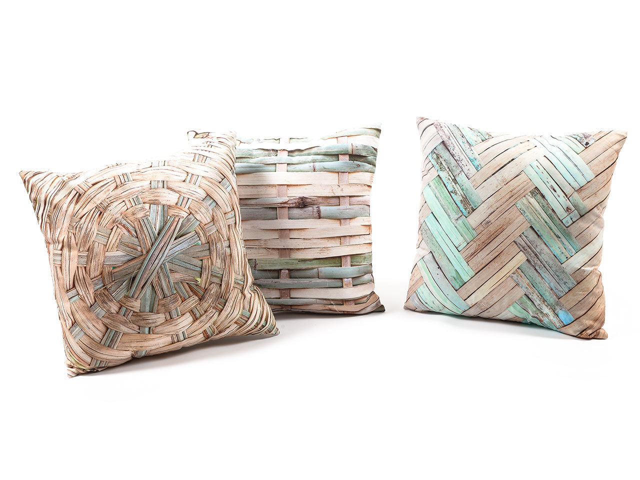 Cuscino linea intrecci misura 40x40cm con fantasie assortite