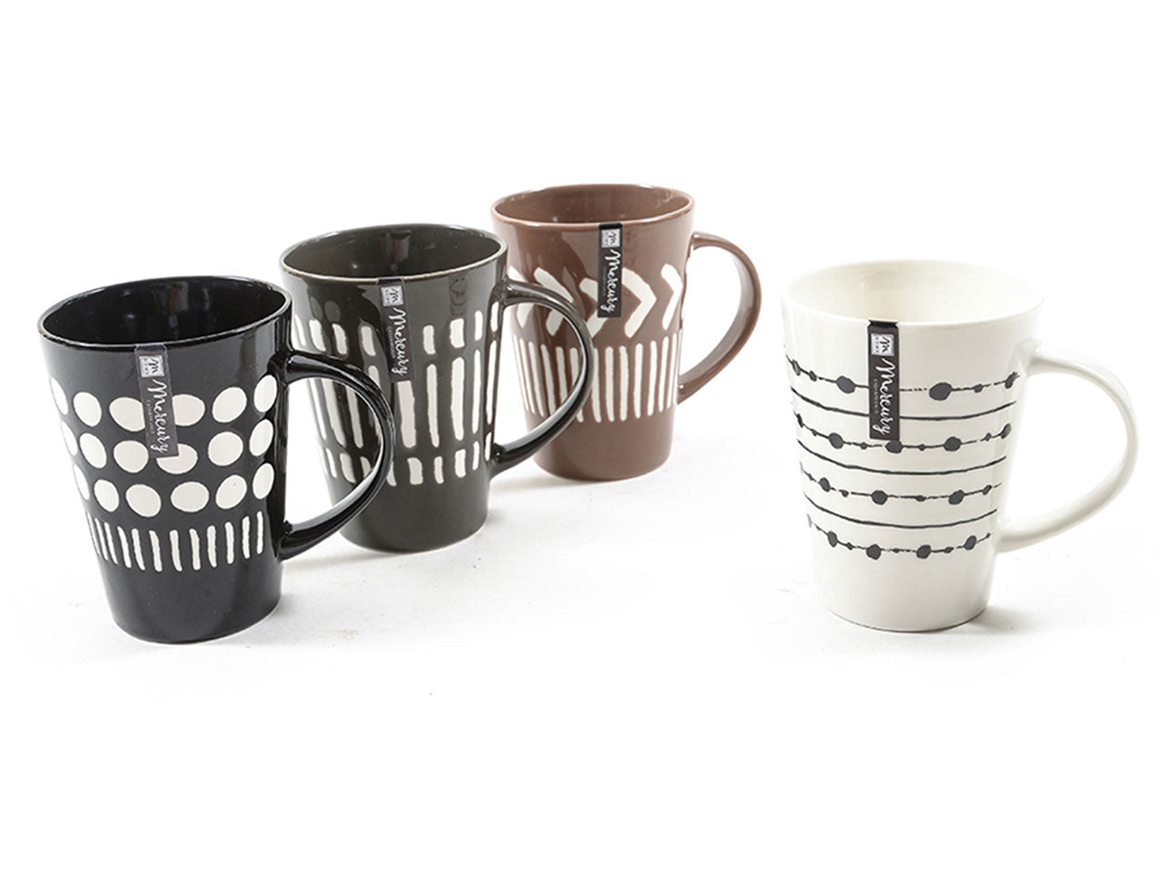 Mug misura 12,5x9xh.11,5cm in colori assortiti