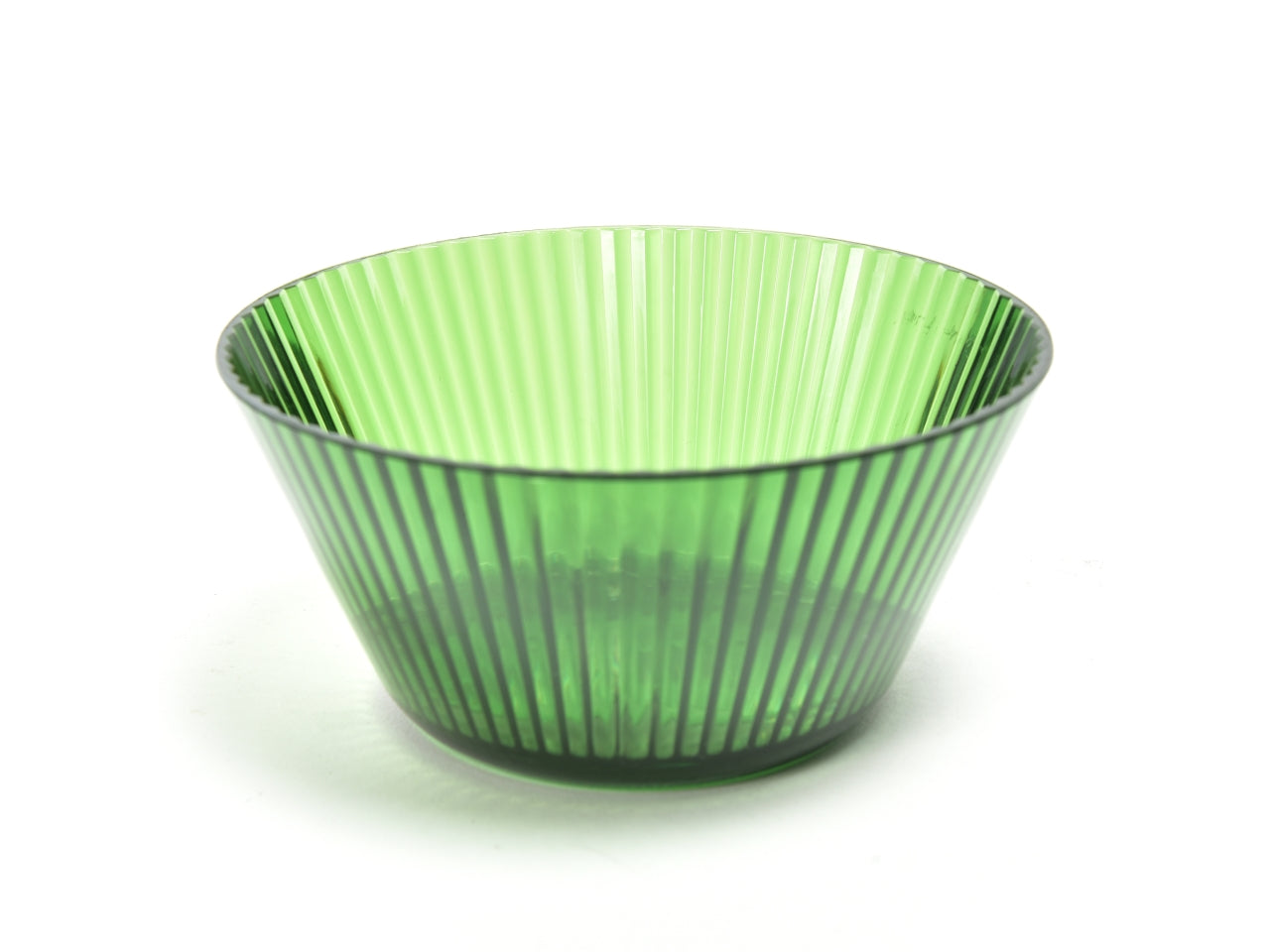 Ciotola in plastica verde stile moderno 14x6,5cm - Mercury