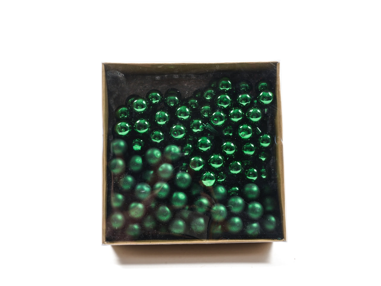 Palla di natale d.2cm verde lucido e opaco la confezione contiene 144 palle