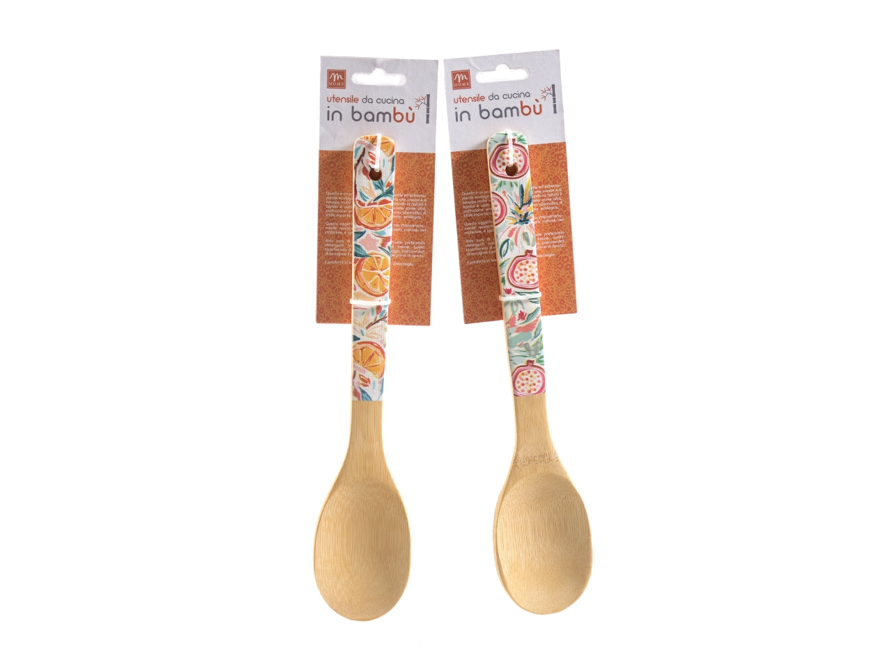 Cucchiaio da cucina in bambù 30x6 cm in 2 colori assortiti - M Home
