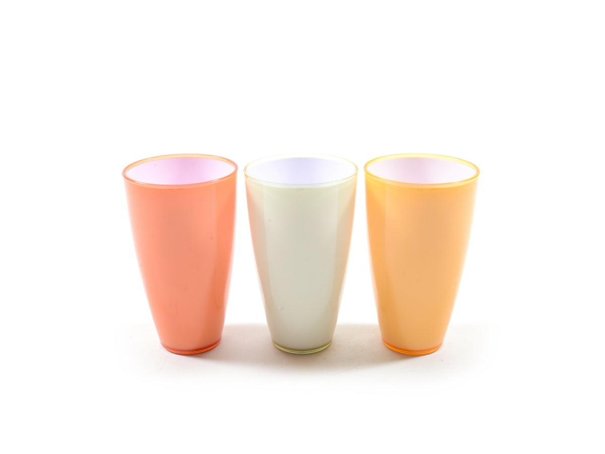 Bicchiere in polistirene 480ml d.8,5x14,5cm colori assortiti