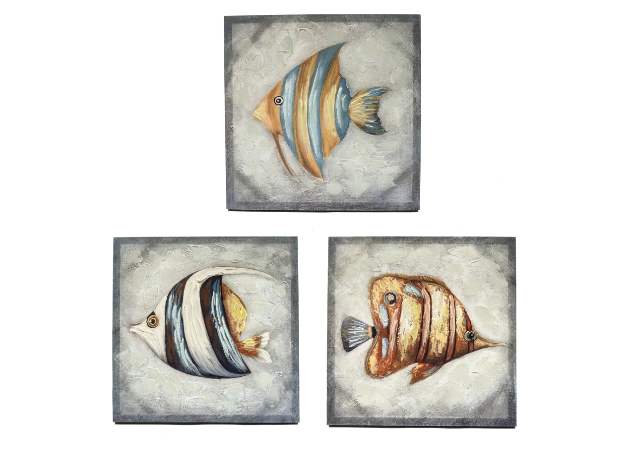 Quadro in canvas dipinto 40x40cm assortito