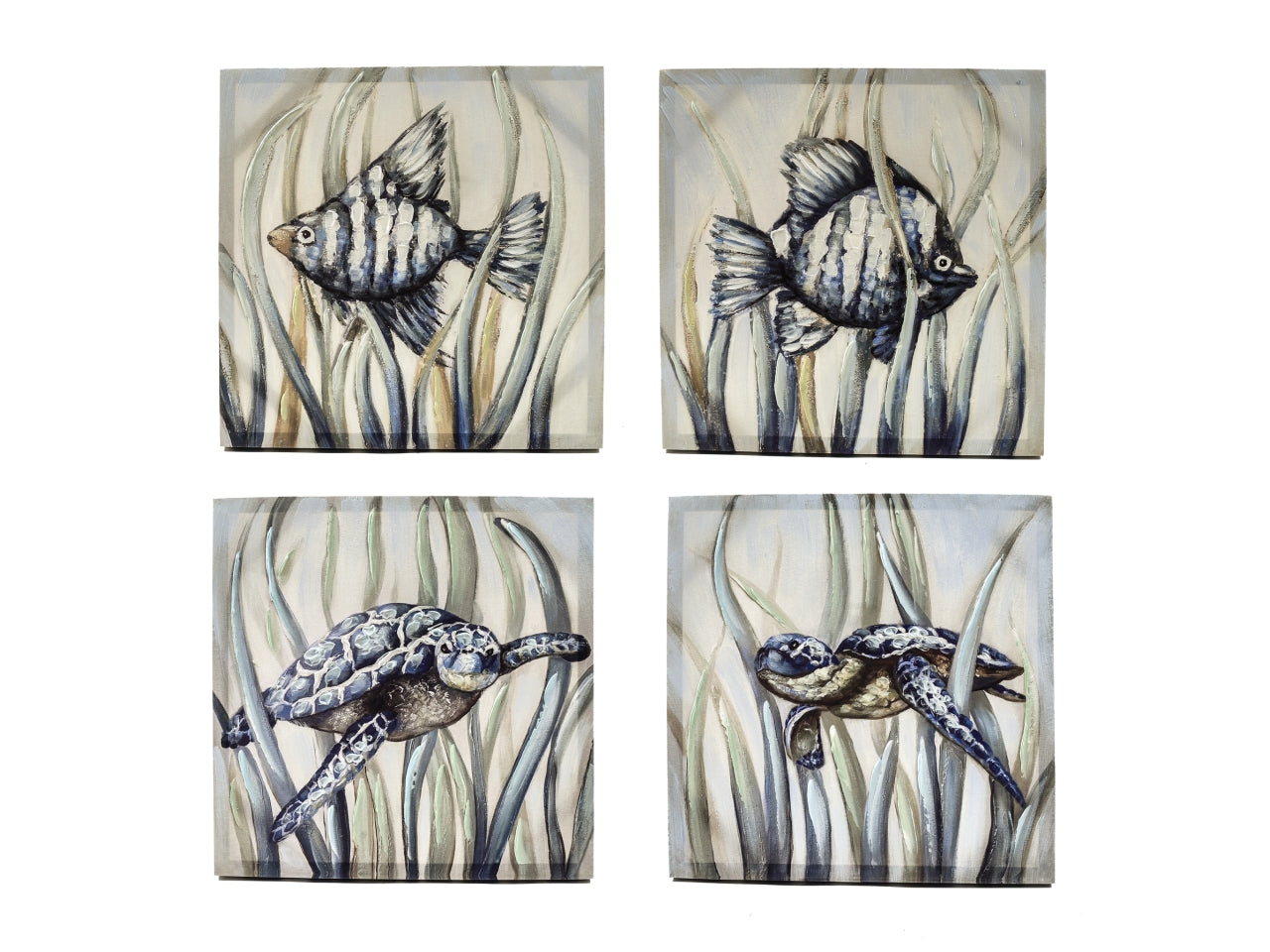 Quadro in canvas dipinto 40x40cm assortito