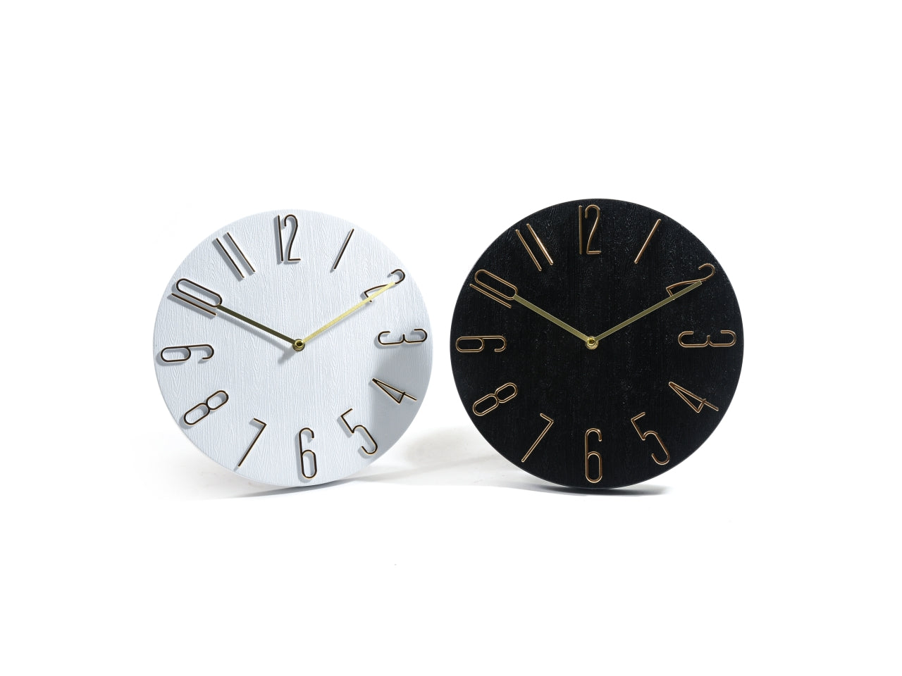 Orologio da parete d.30x2cm decori assoriti