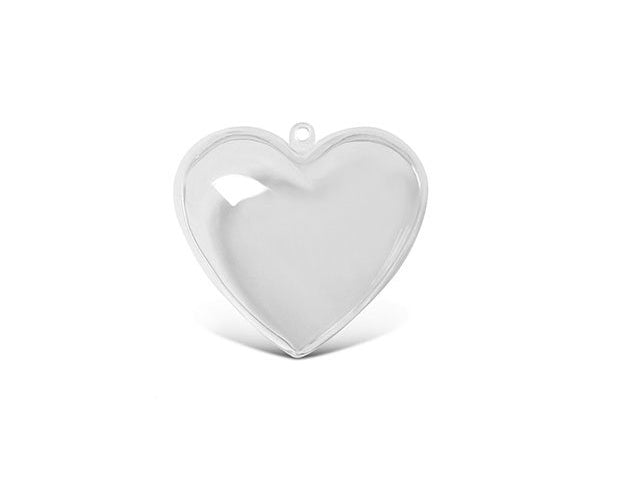 Cuori in plexiglass kristall 3d 8cm
