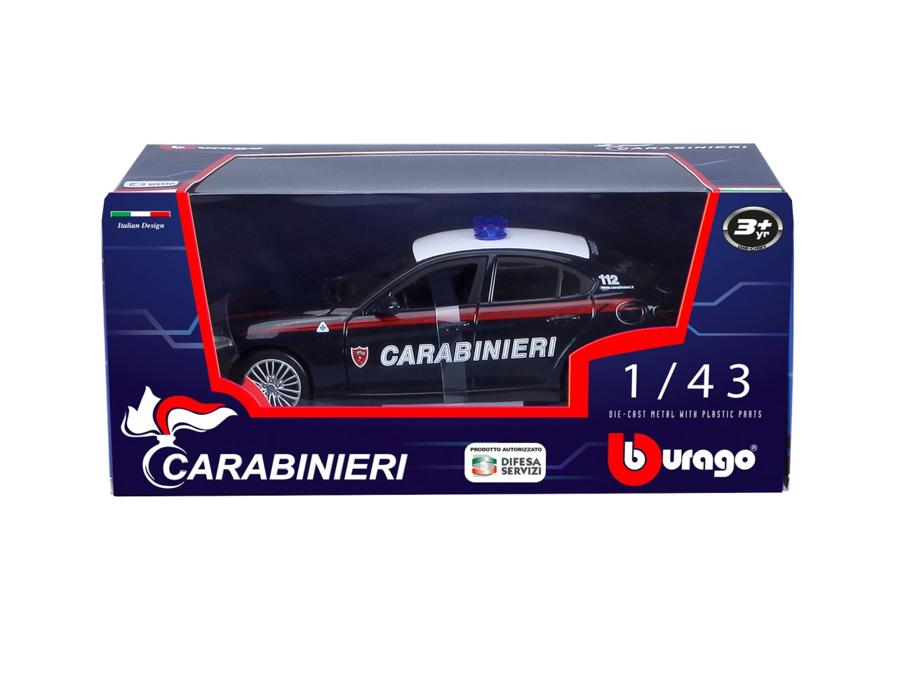 Auto scala1:43 Carabinieri