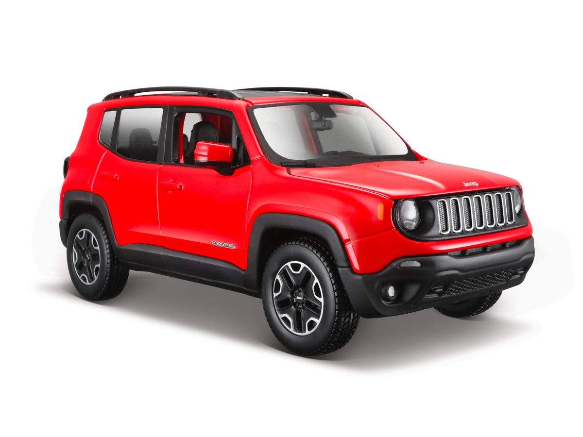 Modellino auto Jeep Renegade rossa scala1:24 Maisto Special Edition $