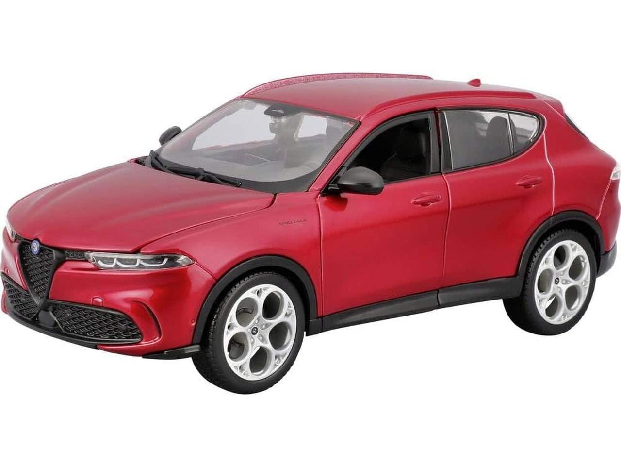 Modellino Auto Alfa Romeo Tonale - Scala 1:24: Die-cast, Licenza Ufficiale Alfa Romeo, Dettagli Realistici, Dimensioni 10,2x12,5x24,2 cm, Età 3+ | Bburago