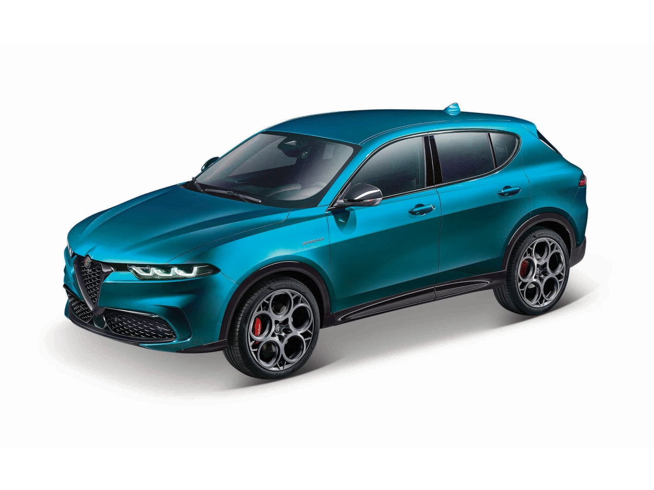 Modellino Auto Alfa Romeo Tonale - Scala 1:43: Die-cast, Licenza Ufficiale Alfa Romeo, Dettagli Realistici, Dimensioni 6,9x6,3x13,8 cm, Età 3+ | Bburago