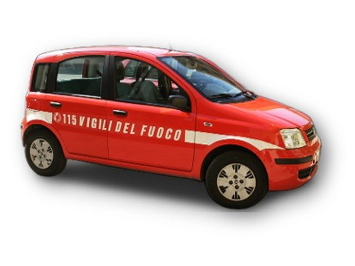 Modellino Automezzi Vigili del Fuoco - Scala 1:43: Die-cast, Licenza Ufficiale Vigili del Fuoco, Dettagli Realistici, Dimensioni 6,9x6,3x13,8 cm, Età 3+ | Burago