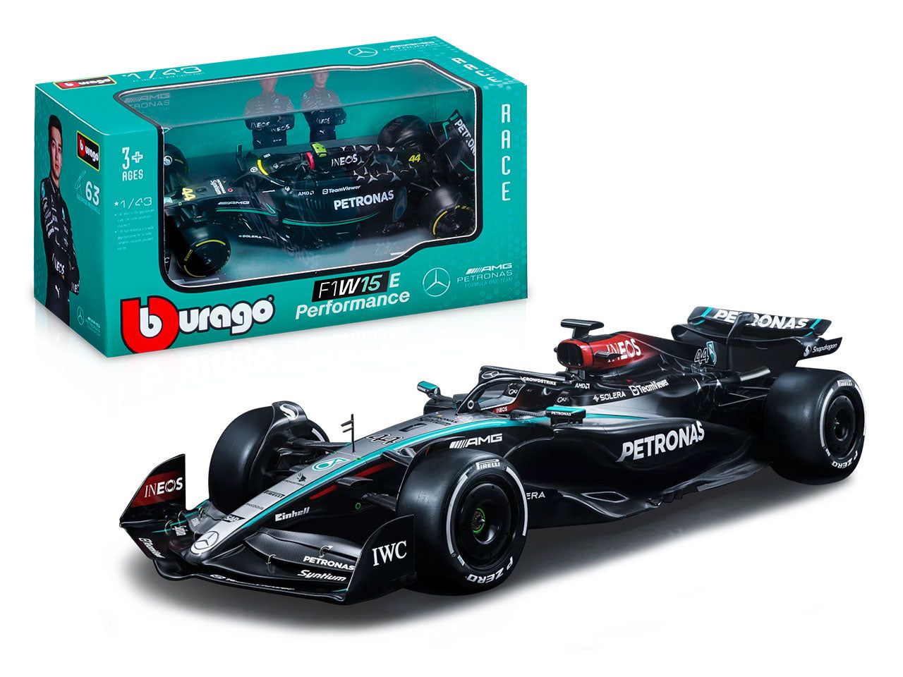 Modellino Mercedes-amg f1 w15 e performance44 hamil ton scala 1:43 | Bburago
