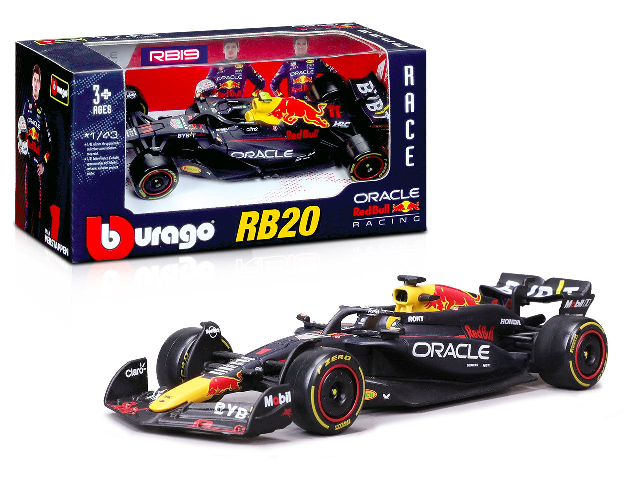 Auto race Red Bull w/o helmet scala 1:43