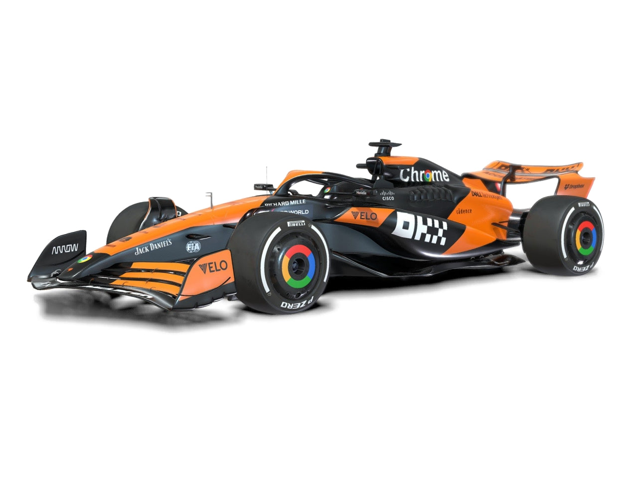 Auto race Mclaren w/o helmet scala 1:43