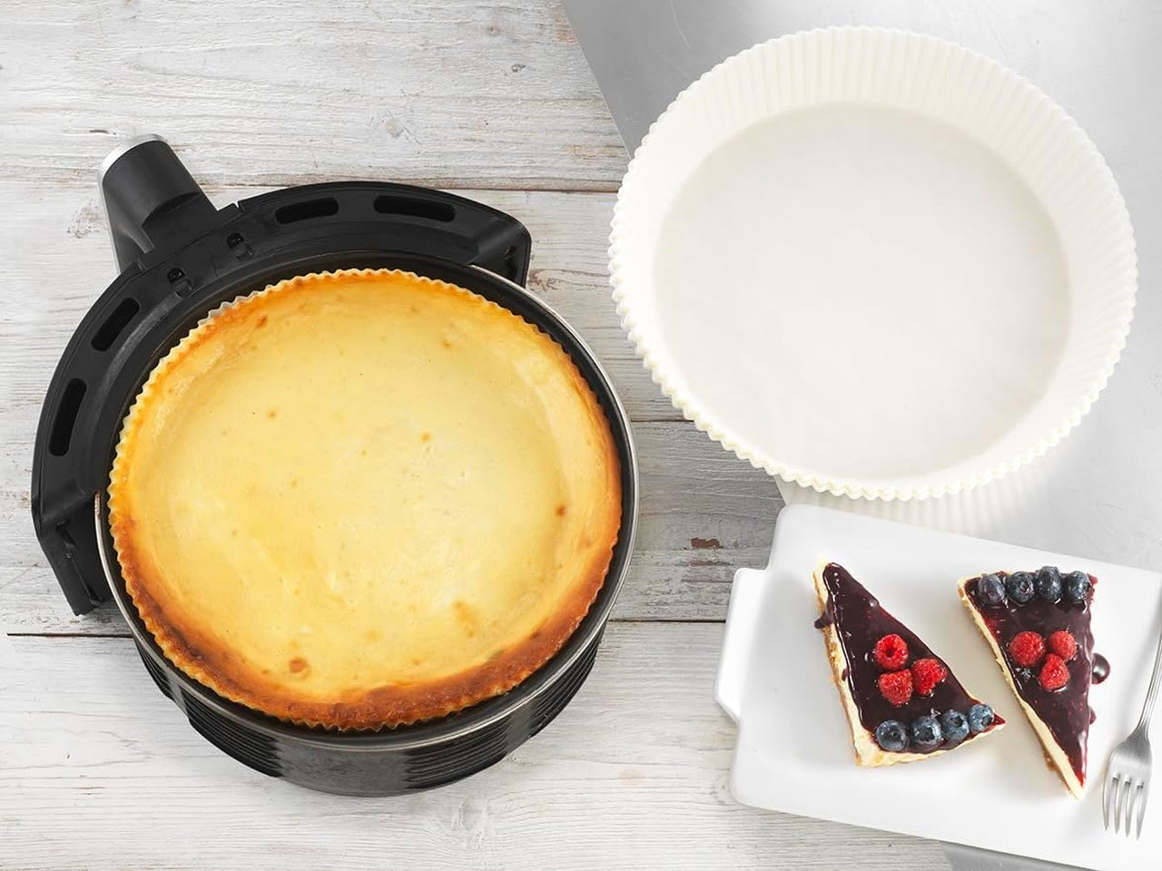 50 pirottini in carta forno per friggitrice ad aria benfritto da 16 cm x h 4,5cm ottimo