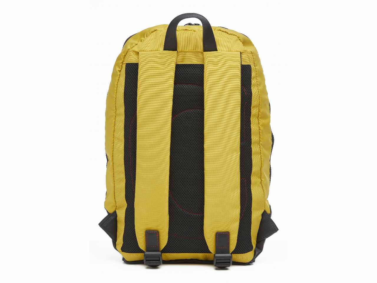 Borsa da uomo b-tech collection zaino colore giallo composizione: 100% pelle sintetica