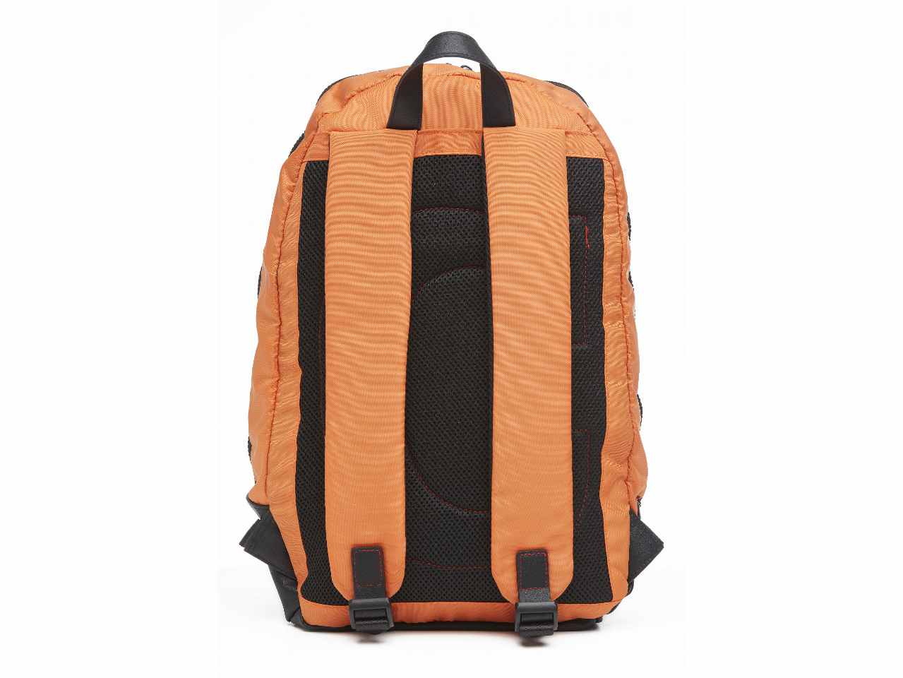 Borsa da uomo b-tech collection zaino colore arancione composizione: 100% pelle sintetica