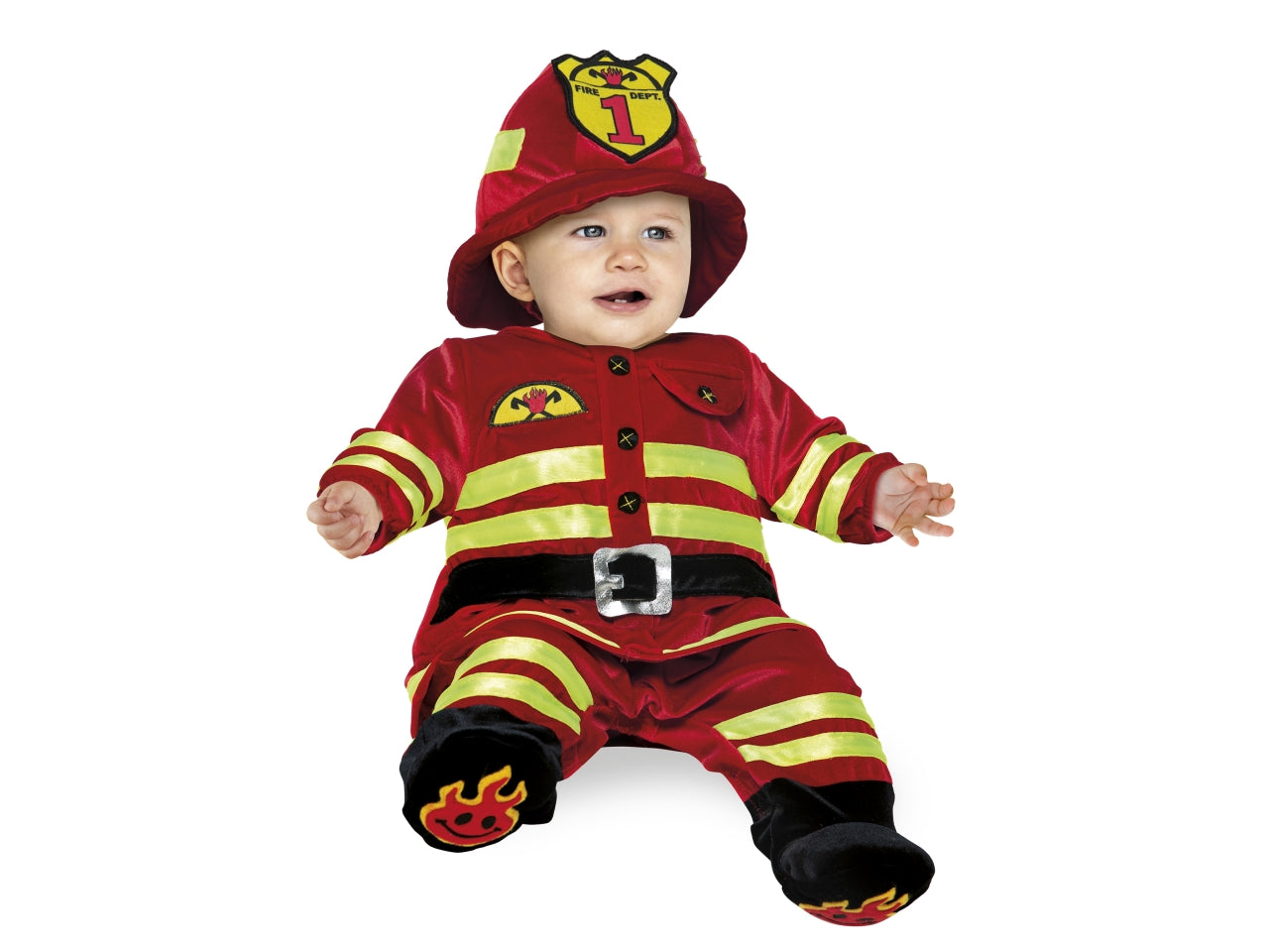 Costume Piccolo Pompiere Superbaby taglia 3/6 mesi