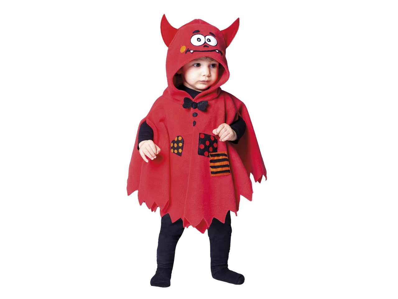 Mantellina diavoletto baby taglia 18/36 mesi