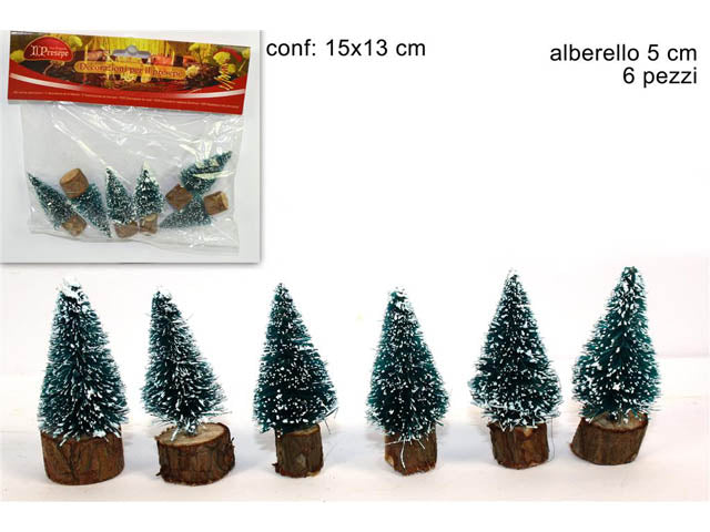 Alberelli 6 pezzi 5cm