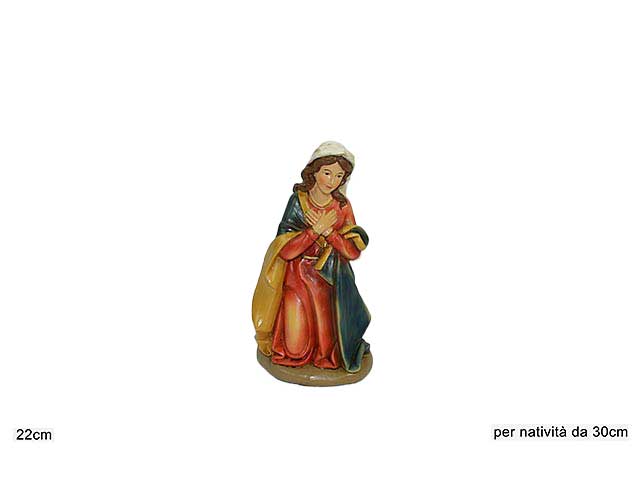 Madonna 22cm per presepe da 30cm