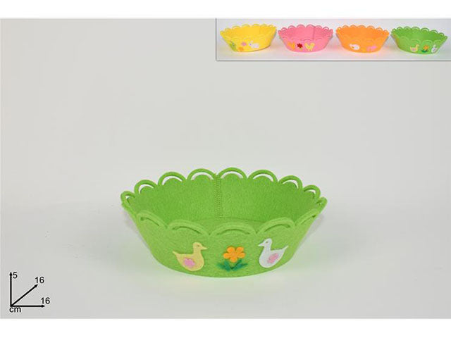 Cesto in feltro colori assortiti