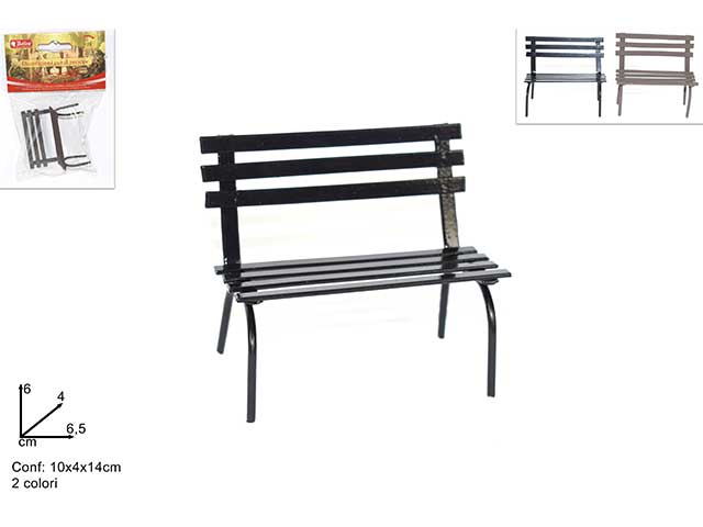 Panchina in metallo 2 colori