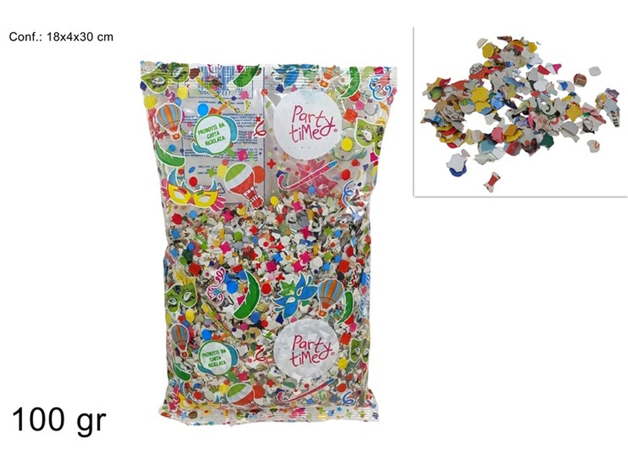 Coriandoli in busta da 100gr