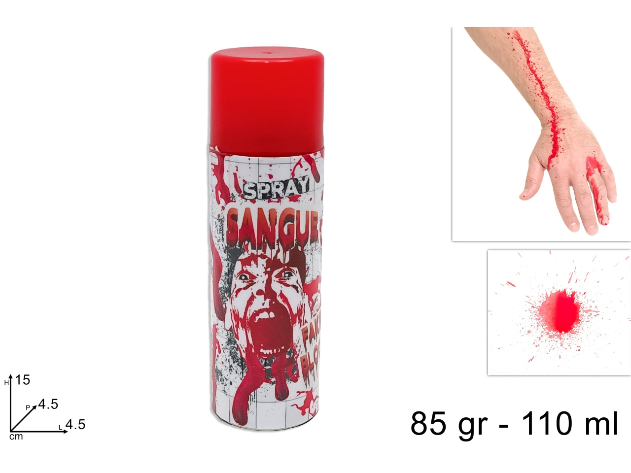 Bomboletta sangue 85gr 110ml
