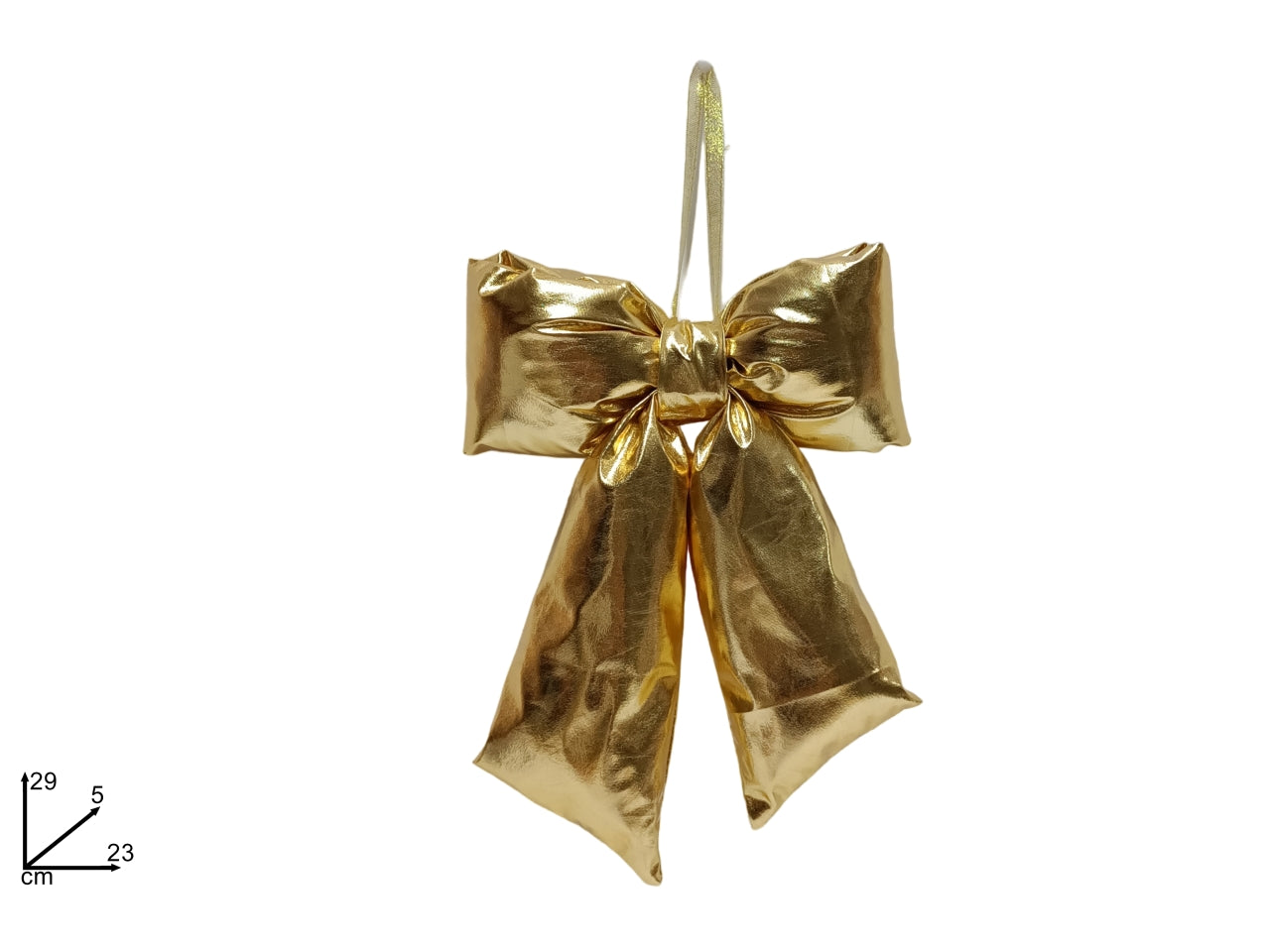 Fiocco laminato oro 29cm