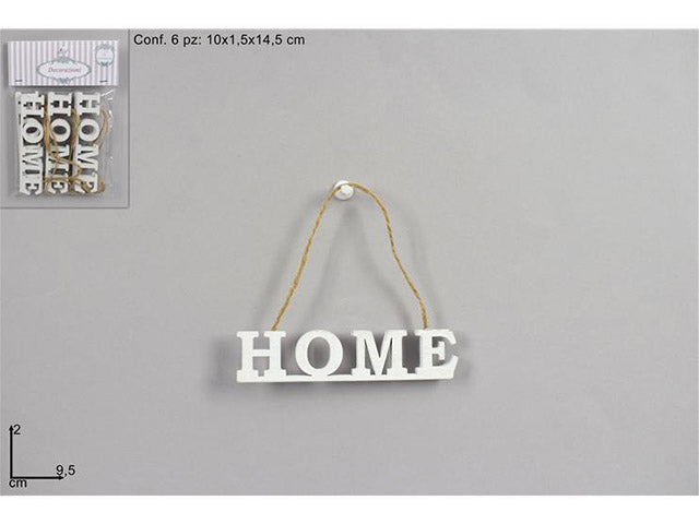 App.legno scritta home 6 pezzi mo000528
