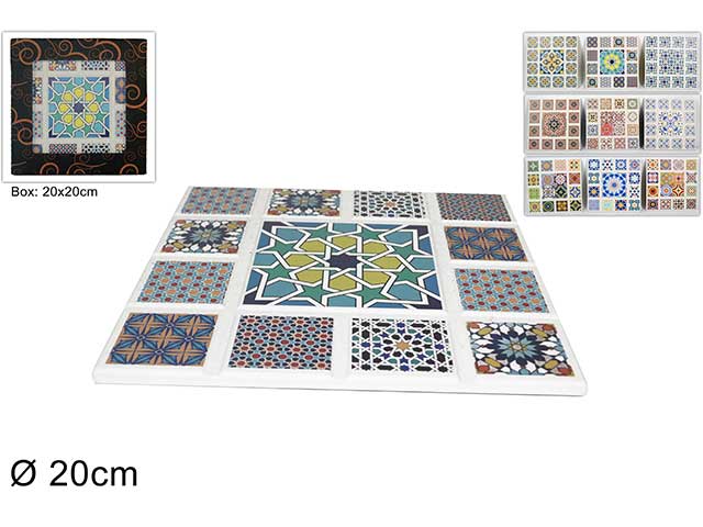 Quadrato base sughero 20cm