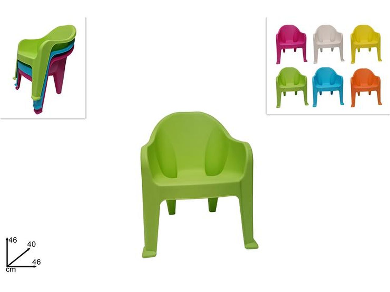 Sedia bimbi luxury colori assortiti