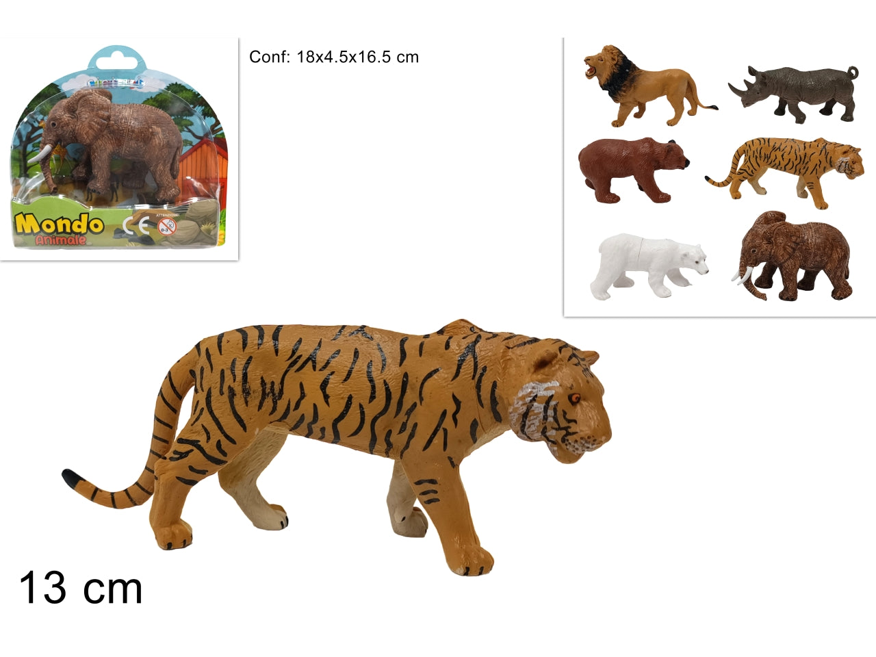 Animali della foresta in blister in 6 assortimenti