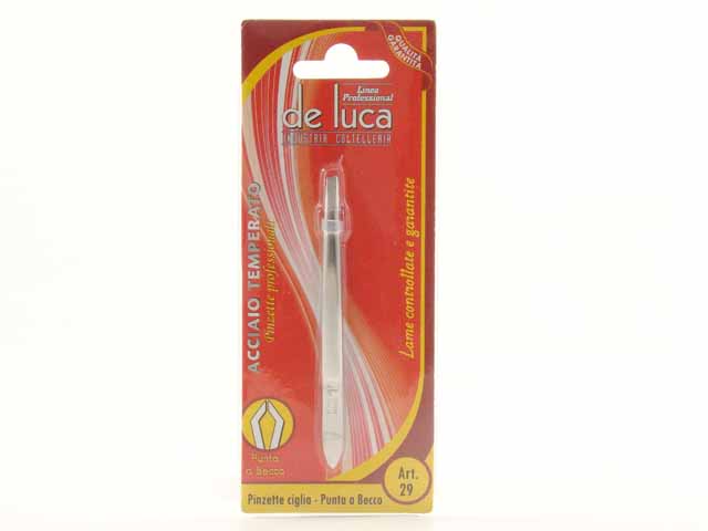 Pinzetta ciglie punta a becco 29