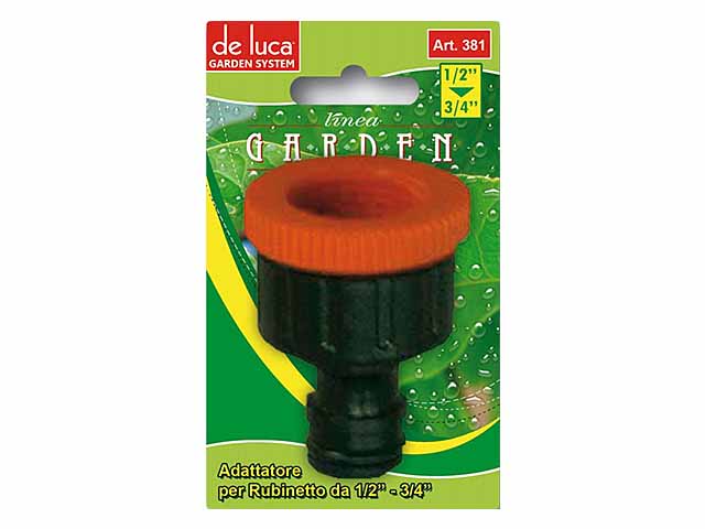 Adattatore per rubinetto da 3/4" e 1/2"