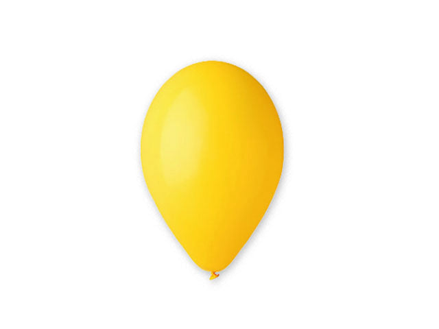 Palloncini 25 pezzi medium gialli 72012