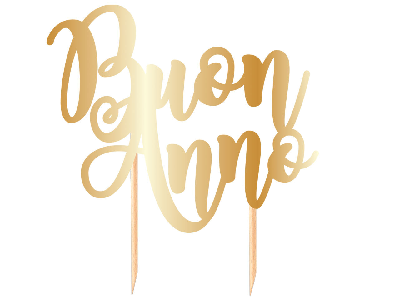 Cake topper italic buon anno