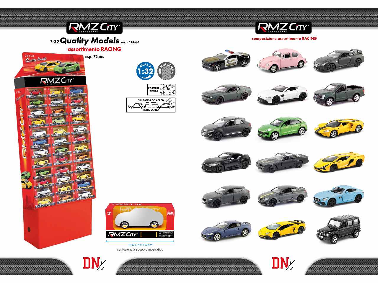 Rmz auto city scala 1:32 ass.95668