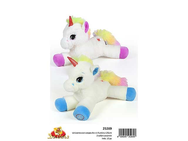 Unicorno che si illumina 35cm