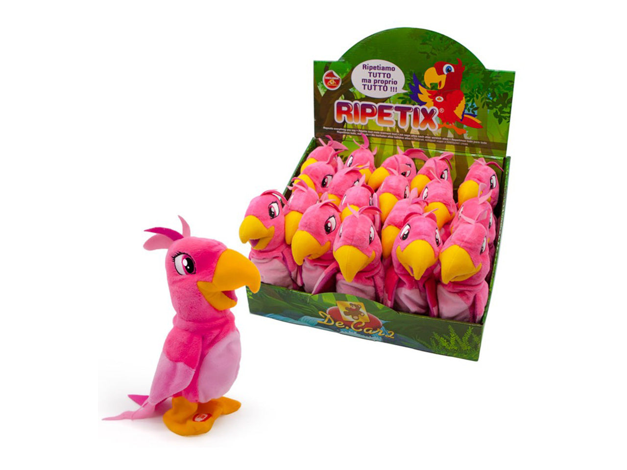 Peluche Ripetix Lola Pappagalla H20Cm