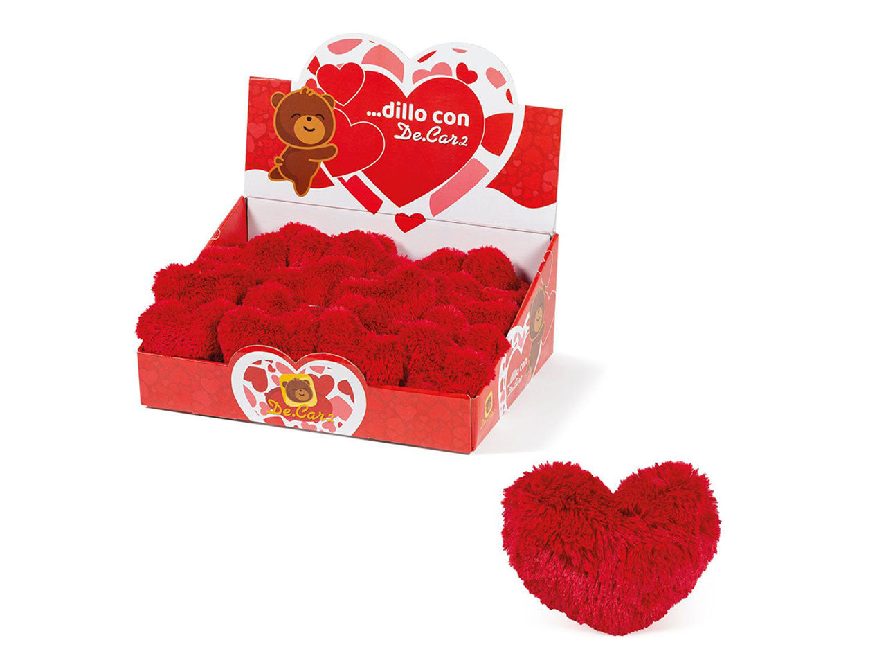 Cuore portachiavi con tremolio 10cm